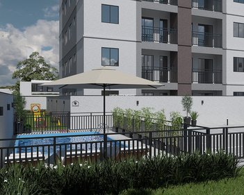 apartment em Rua Euclides da Cunha, Vargem Grande - Pinhais - PR