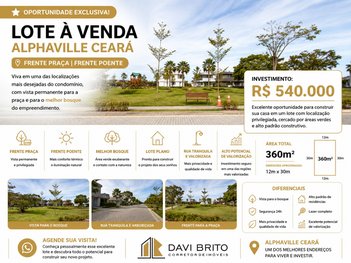 land_lot em Avenida Eusébio de Queiroz, Centro - Eusébio - CE