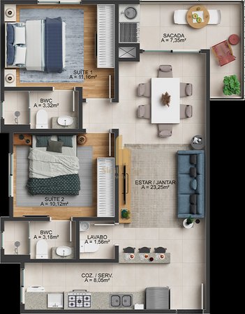 apartment em Rua Onze de Junho, Fazenda - Itajaí - SC
