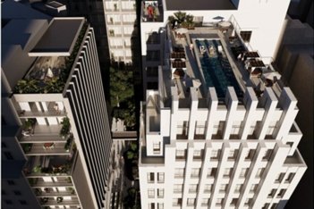 apartment em Rua Basílio da Gama, República - São Paulo - SP