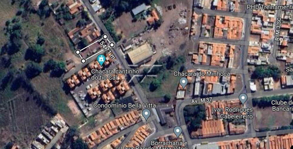 Mapa com localização