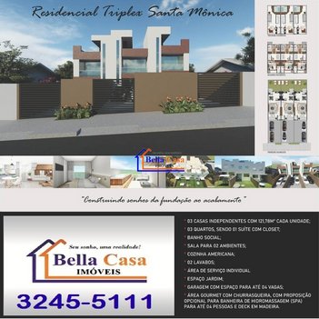 house em Rua Ministro Oliveira Salazar, Santa Mônica - Belo Horizonte - MG