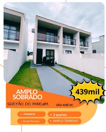 house em Rua Mathias Schell, Sertão do Maruim - São José - SC