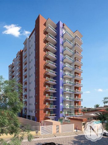 apartment em Avenida Condessa de Vimieiros, Centro - Itanhaém - SP