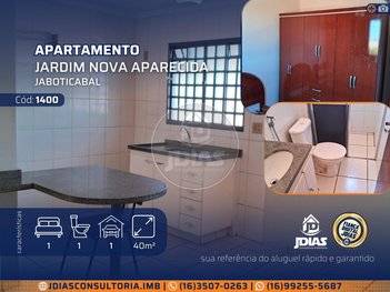 apartment em Rua Manoel Tobias Lopes, Jardim Nova Aparecida - Jaboticabal - SP