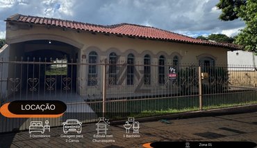 house em Rua Padre Anchieta, Zona 01 - Cianorte - PR