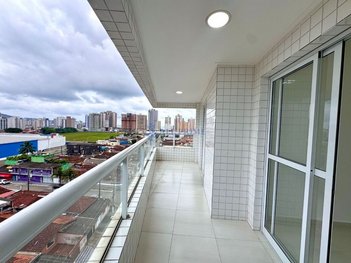 apartment em Rua Teófila Vanderlinde, Ocian - Praia Grande - SP