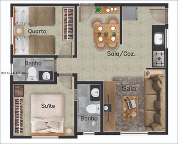 apartment em Rua Nelly Parish, Lindéia (Barreiro) - Belo Horizonte - MG