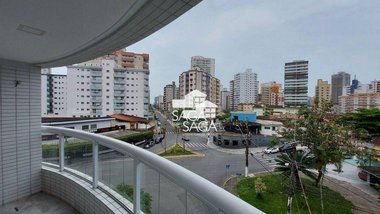 apartment em Rua Flamengo, Guilhermina - Praia Grande - SP