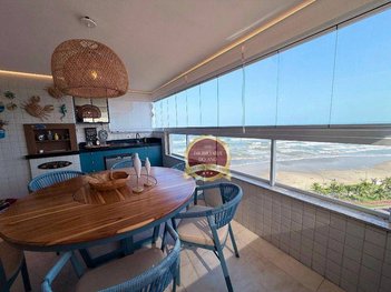 apartment em Rua Capitão Fritz Rogner, Caiçara - Praia Grande - SP