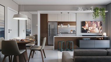 apartment em Rua Pequim, Passo dos Fortes - Chapecó - SC