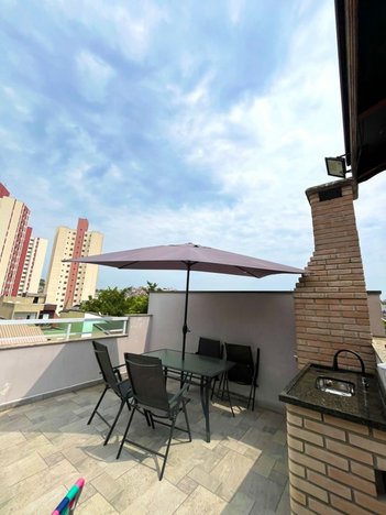 apartment em Rua da Liberdade, Jardim Teles de Menezes - Santo André - SP