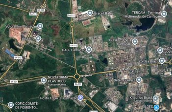 land_lot em Via Frontal, Pólo Industrial de Camaçari - Camaçari - BA