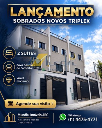 house em Rua Escócia, Parque Oratório - Santo André - SP