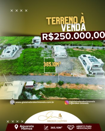 land_lot em Rua Sao Vicente, Aquarela Hamoa - Alta Floresta - MT