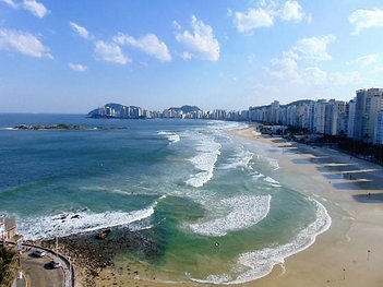 apartment em Rua Marechal Floriano Peixoto, Pitangueiras - Guarujá - SP