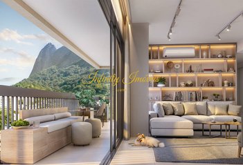 apartment em Rua do Humaitá, Humaitá - Rio de Janeiro - RJ
