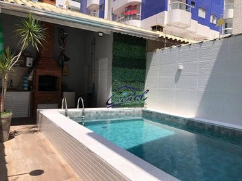 house em Rua Ophélia Caccetari Reis, Aviação - Praia Grande - SP