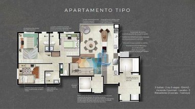 apartment em Rua Amazonas, Centro - São Caetano do Sul - SP