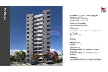 apartment em Avenida Higino Saes Peres, Ponte Nova - Extrema - MG