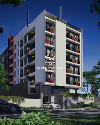 apartment em Rua Maranhão, Água Verde - Curitiba - PR