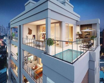 apartment em Avenida Aratãs, Indianópolis - São Paulo - SP
