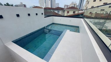 house em Rua Frederico Junqueira, Boqueirão - Santos - SP