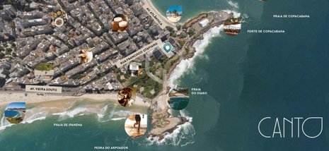 apartment em Francisco Otaviano, Copacabana - Rio de Janeiro - RJ