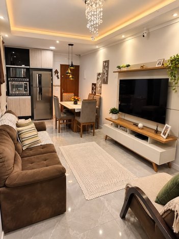 apartment em Rua das Capitanias, Jardim Teles de Menezes - Santo André - SP