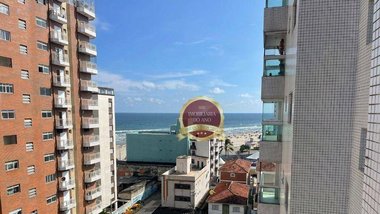 apartment em Rua Guimarães Rosa, Ocian - Praia Grande - SP