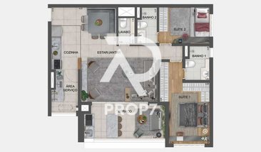 apartment em Rua Barão de Monte Santo, Mooca - São Paulo - SP