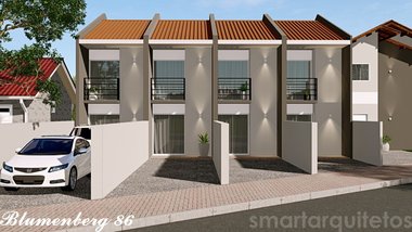 house em Rua Belmira Sidral, Itoupava Central - Blumenau - SC