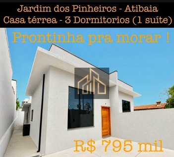 house em Rua dos Crisântemos, Jardim dos Pinheiros - Atibaia - SP