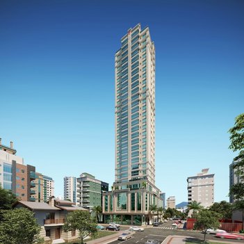 apartment em Rua 236, Meia Praia - Itapema - SC