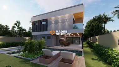house em Avenida Atlântica, Cidade Alpha - Eusébio - CE