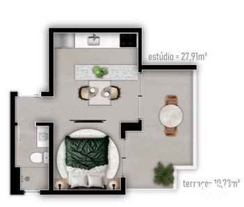 apartment em Travessa Antenor Cardoso da Silva, Trindade - Florianópolis - SC