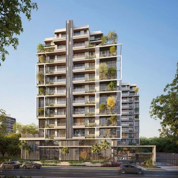 apartment em Rua Comendador Fontana, Centro Cívico - Curitiba - PR