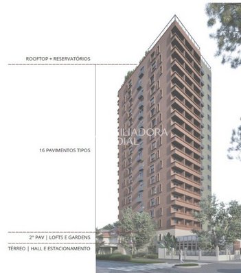 apartment em Avenida Bastian, Menino Deus - Porto Alegre - RS