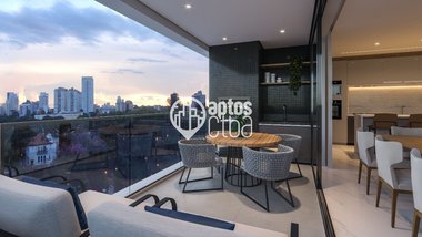 apartment em Rua Dom Pedro I, Água Verde - Curitiba - PR