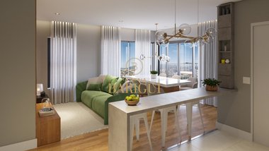 apartment em Rua Vicente Ciccarino, Boa Vista - Curitiba - PR