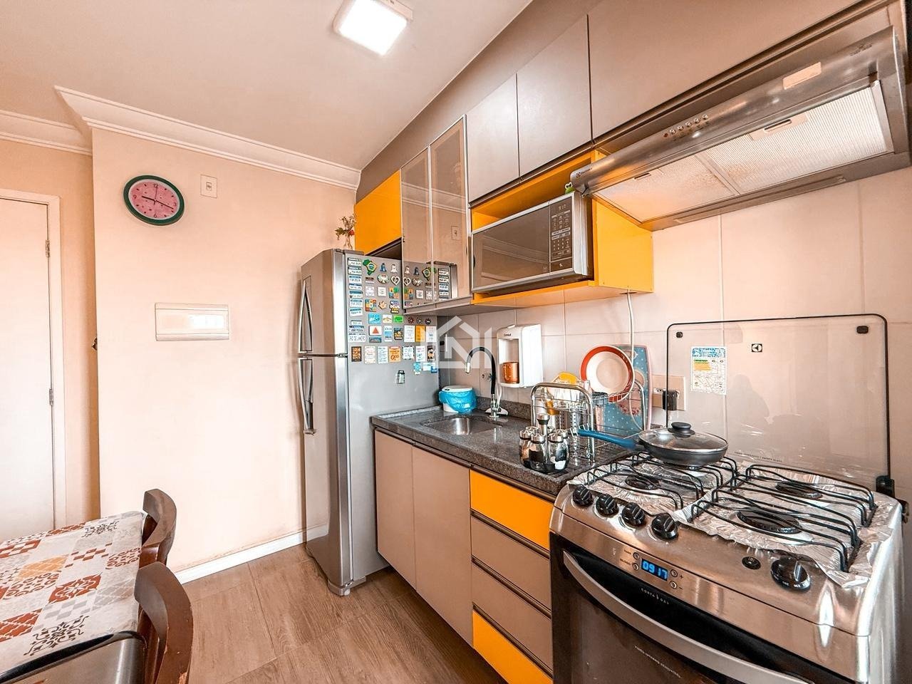 apartamento a venda no condominio villas da granja - cozinha