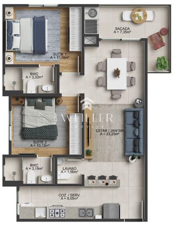 apartment em Rua Onze de Junho, Fazenda - Itajaí - SC