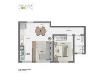 apartment em Rua Paulo Piedade Campos, Estoril - Belo Horizonte - MG