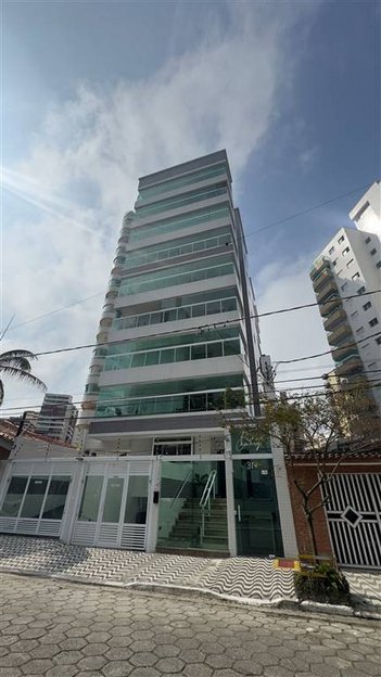 apartment em Praça Padre José de Anchieta, Guilhermina - Praia Grande - SP