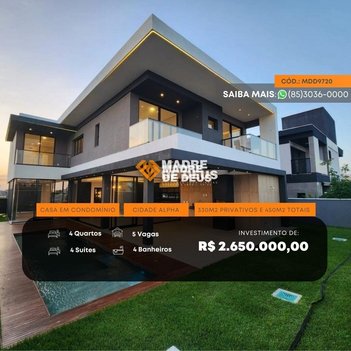 house em Anel Viário, Cidade Alpha - Eusébio - CE