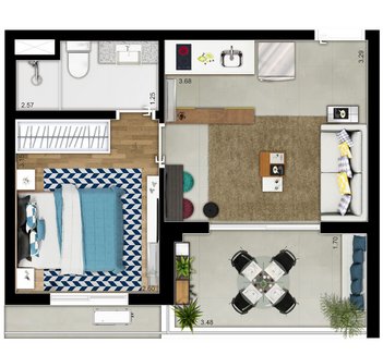 apartment em Rua Correia de Lemos, Chácara Inglesa - São Paulo - SP