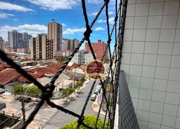 apartment em Rua Monteiro Lobato, Ocian - Praia Grande - SP