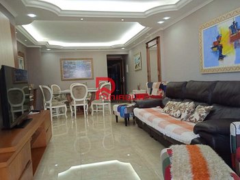 apartment em Avenida Nossa Senhora de Fátima, Caiçara - Praia Grande - SP