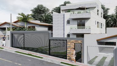 apartment em Rua Doutor Edmundo Bittencourt, Industrial - Contagem - MG