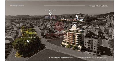 apartment em Rua dos Jasmins, Pedra Branca - Palhoça - SC